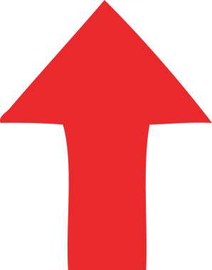 Bir insanın çizdiği okun düz renk retro karikatürü