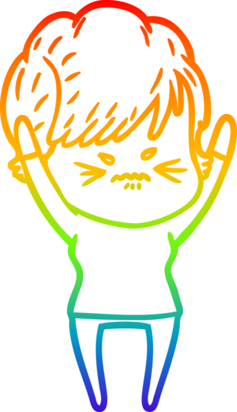 Bir insan tarafından çizilmiş karikatür çizimi.