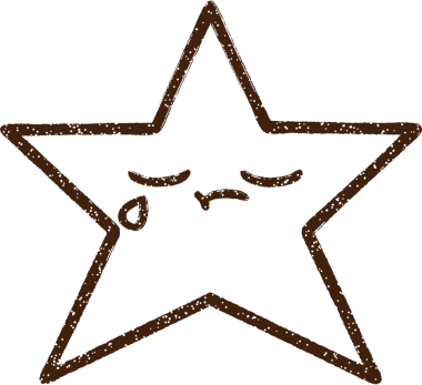 Bir insan tarafından çizilen Yıldız Kömürü Çizimi