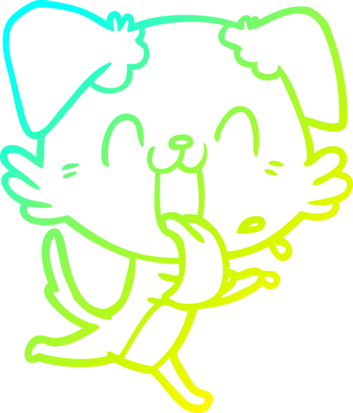 Bir insan tarafından çizilmiş, nefes nefese kalmış, çizgi film çizimi.