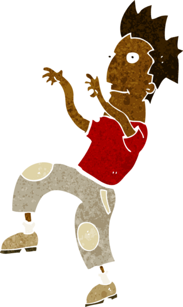 çizgi film mutlu adam bir insan tarafından çizilmiş komik dans yapıyor