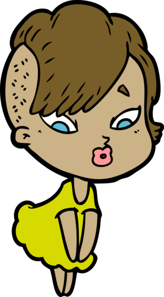 Bir insan tarafından çizilmiş bir karikatür.