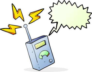 Bir insan tarafından çizilmiş serbest konuşma balonu karikatürü bilimsel aygıtı