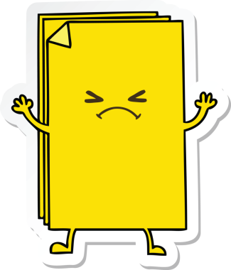 Bir insan tarafından çizilmiş garip bir el çıkartması.