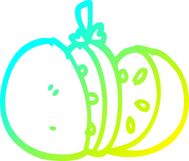 Bir insan tarafından çizilmiş bir karikatürün soğuk eğimli çizimi