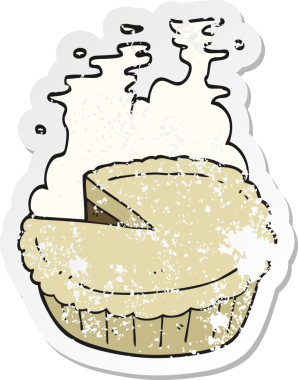 Bir insan tarafından çizilmiş karikatür turtasının gerilimli etiketi.