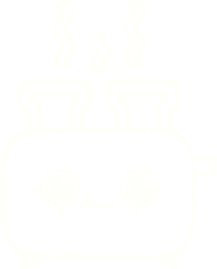 Bir insan tarafından çizilen tost makinesi tebeşiri