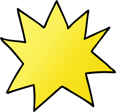 Bir insan tarafından çizilmiş beyaz bir tabelanın gradyan karikatürü