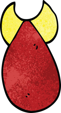 Bir insan tarafından çizilmiş atom bombası karalaması.