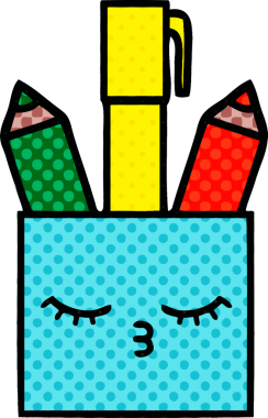 Bir insan tarafından çizilmiş bir kalem kapının çizgi roman stili