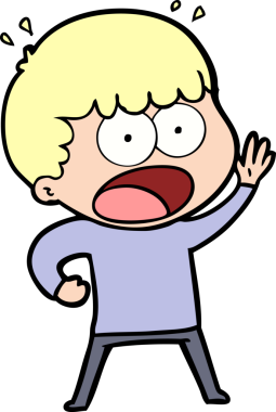 Bir insan tarafından çizilmiş bir karikatür.