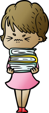 Bir insan tarafından çizilmiş, hayal kırıklığına uğramış bir kadın.