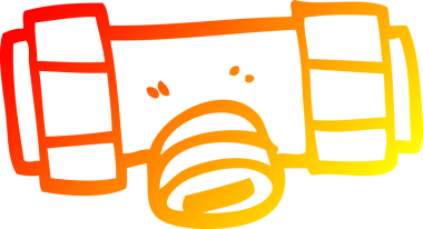 Bir insan tarafından çizilmiş karikatür izolasyon kapakçığının sıcak çizgi çizimi