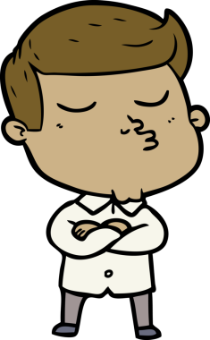 Bir insan tarafından çizilmiş karikatür mankeni adam.