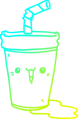 Soğuk gradyan çizgisi bir insan tarafından çizilmiş bir karikatür.