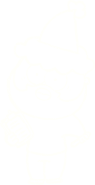 Bir insan tarafından çizilen Noel Adam Tebeşiri