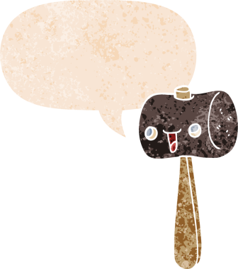 grunge 'da konuşma baloncuğu olan karikatür sopası bir insan tarafından çizilmiş tedirgin geçmiş dokuma tarzı