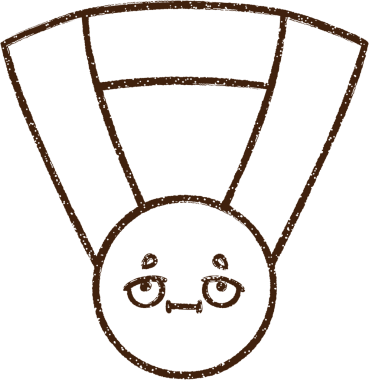 Bir insan tarafından çizilen Altın Madalya Kömür