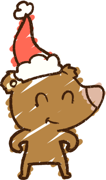 Bir insan tarafından çizilen Şenlikli Ayı Tebeşiri