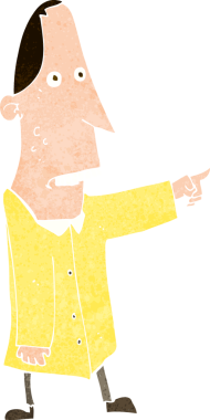 Bir insan tarafından çizilmiş çirkin bir adam.