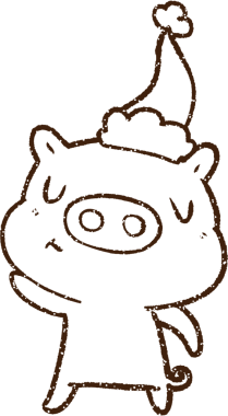 Sallanan Domuz Kömürü Bir insan tarafından çizilmiş