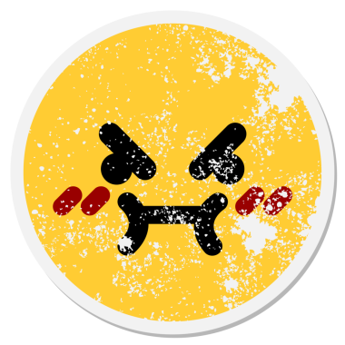 Bir insan tarafından çizilmiş kararlı dairesel etiket