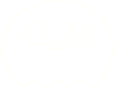 Bir insan tarafından çizilmiş şirin Hayalet Tebeşiri