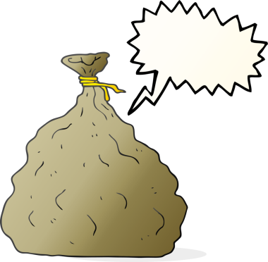 Bir insan tarafından çizilmiş serbest konuşma balonu karikatürü.