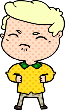 Bir insan tarafından çizilmiş rahatsız bir adam.