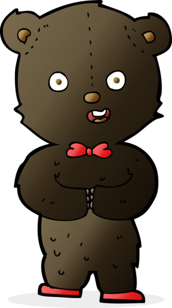 Bir insan tarafından çizilmiş oyuncak ayı.