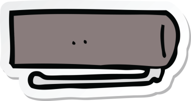 Bir insan tarafından çizilmiş karikatür kalem kapağının etiketi