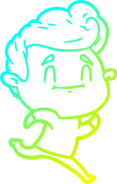 Bir insan tarafından çizilmiş çizgi film karakteri çizimi.