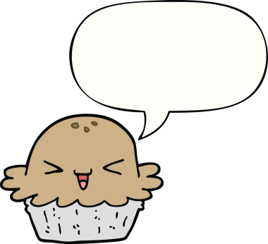 Bir insan tarafından çizilmiş tatlı çizgi film pastası.