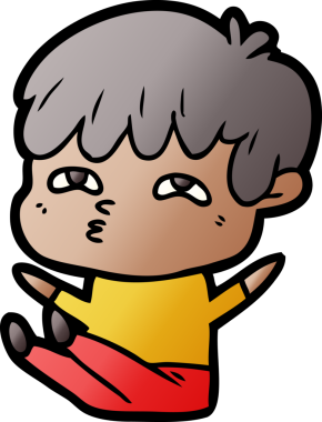 Bir insan tarafından çizilmiş garip bir adam.