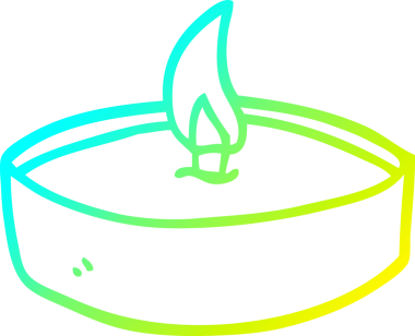 Bir insan tarafından çizilmiş karikatür deniz mavisi çizimi.