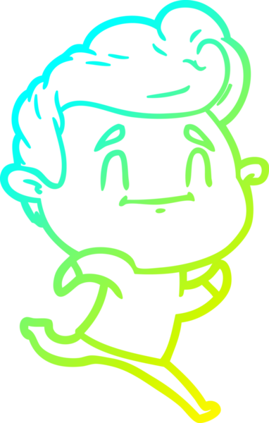 Bir insan tarafından çizilmiş çizgi film karakteri çizimi.