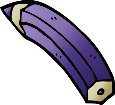 Bir insan tarafından çizilmiş karalama renkli kalem.