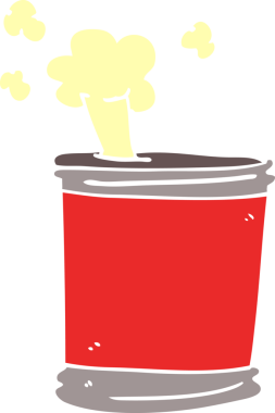 Bir insan tarafından çizilmiş bir kutu bira.