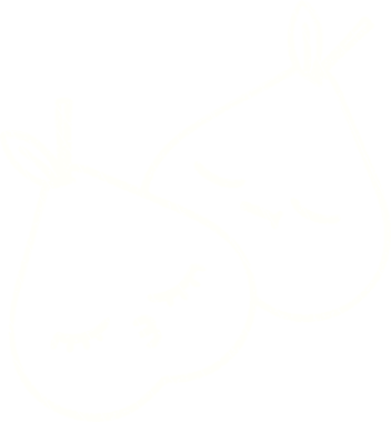 Bir insan tarafından çizilen Armut Tebeşiri