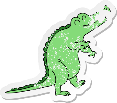 Bir insan tarafından çizilmiş garip bir el çiziminin sıkıntılı çıkartması.