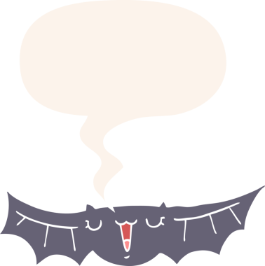 Konuşma baloncuğu olan çizgi film sopası insan tarafından çizilmiş.