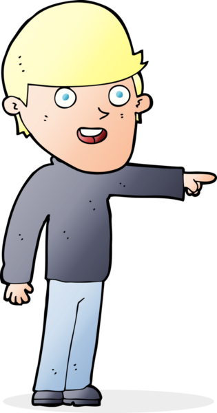 Bir insan tarafından çizilmiş çizgi filmdeki adam.