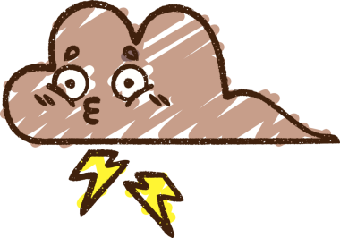 Bir insan tarafından çizilen Fırtına Bulutu Tebeşiri