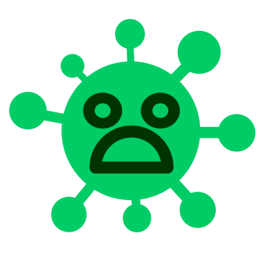 bir insan tarafından çizilmiş tatsız bir şok boş göz simgesi