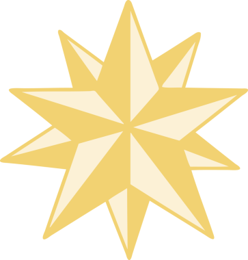 Bir insan tarafından çizilmiş bir yıldızın ikonik dövme şekli