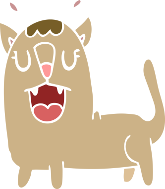 Bir insan tarafından çizilmiş komik bir kedi.