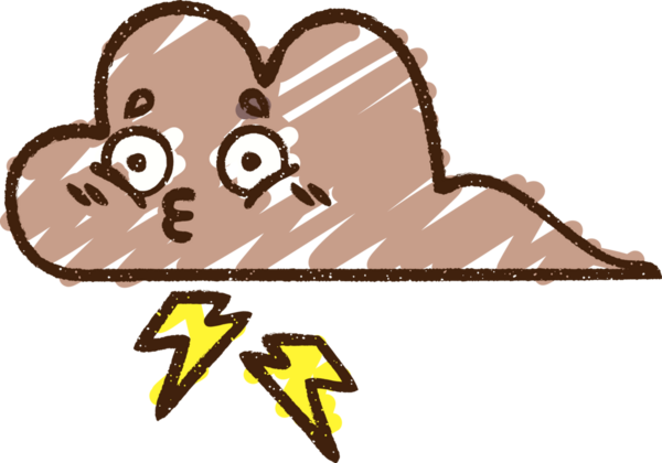 Bir insan tarafından çizilen Fırtına Bulutu Tebeşiri