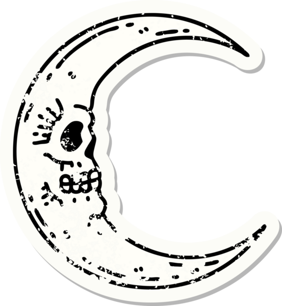 Bir insan tarafından çizilmiş bir kafatası ayının geleneksel stiliyle depresif bir dövme.