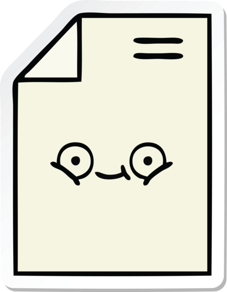 Bir insan tarafından çizilmiş şirin bir kağıt parçası.