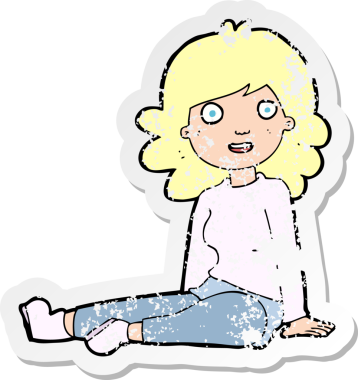 Bir insan tarafından çizilmiş mutlu bir karikatürün gerilimli yapıştırması.